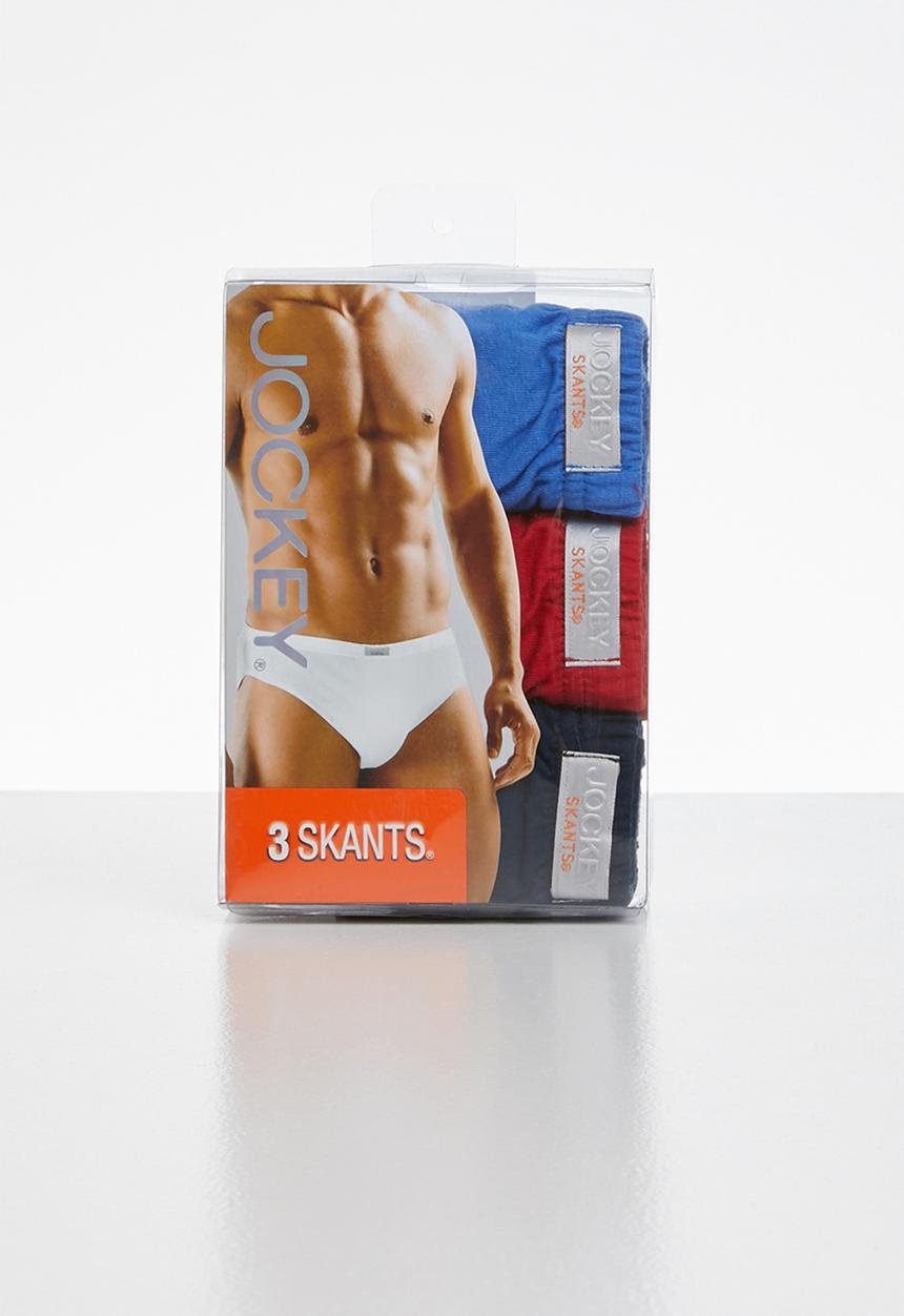 Jockey - 3 Pack plain skants - multi