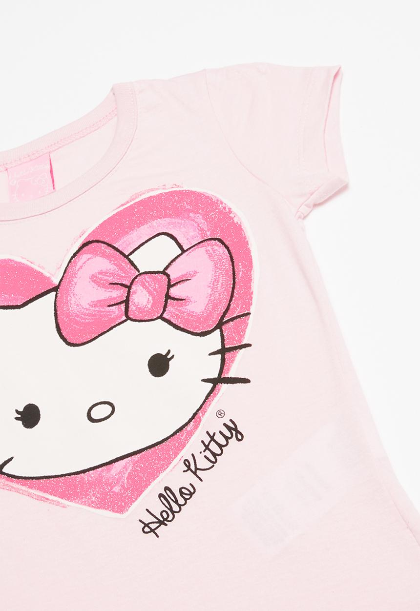 Hello Kitty - Single jersey top and single jersey skirt-shorts - multi 