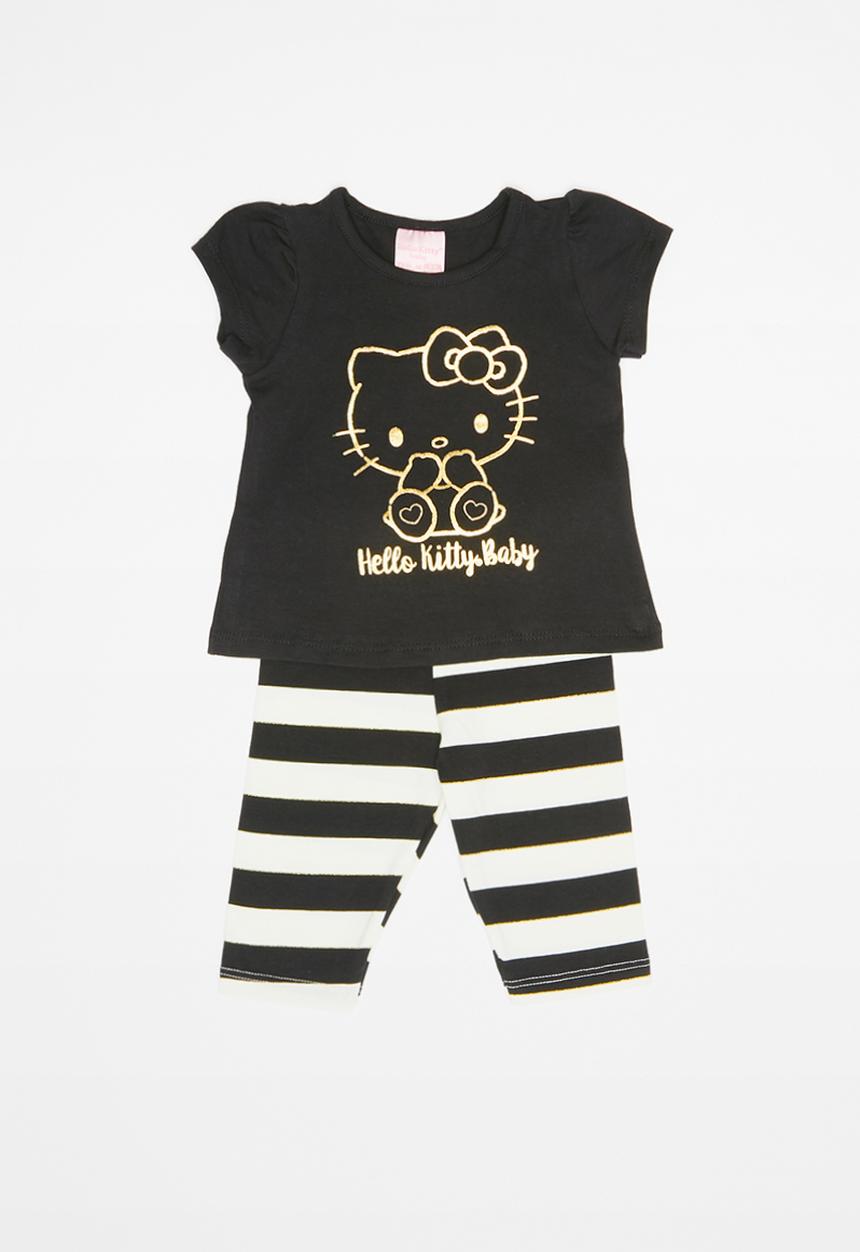 Hello Kitty - Elastane jersey top and pants set - multi 