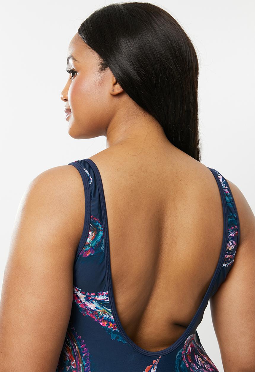 Quayside - Mesh neck suit - multi