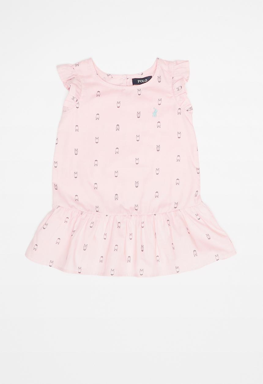 POLO - Olivia printed blouse - pink & navy 