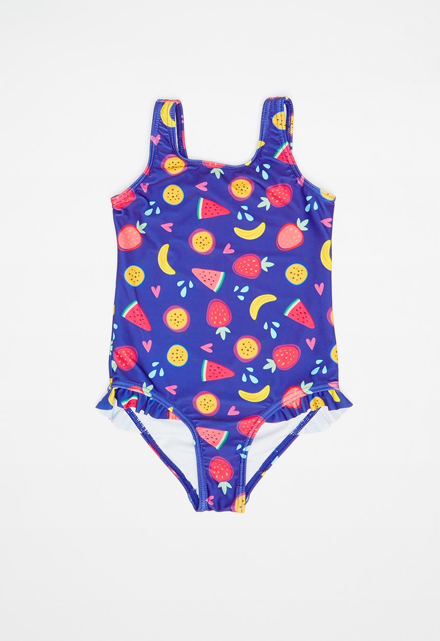 Pop Candy - Girls printed full piece swimsuit - multi