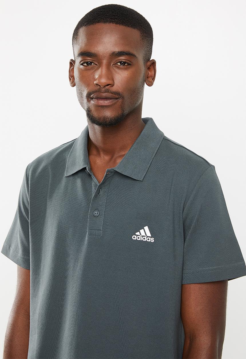 adidas Performance - Plain polo - grey