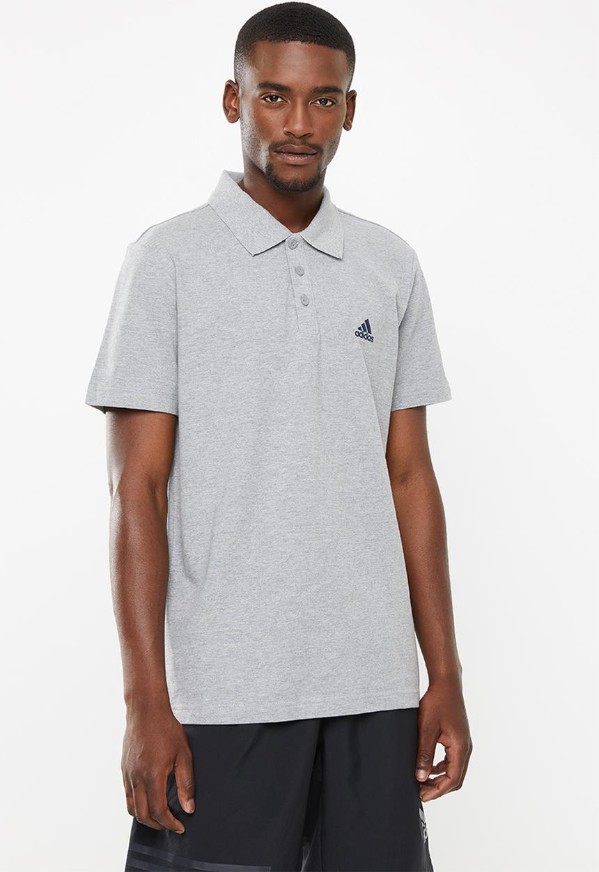 adidas Performance - Classic short sleeve polo - grey