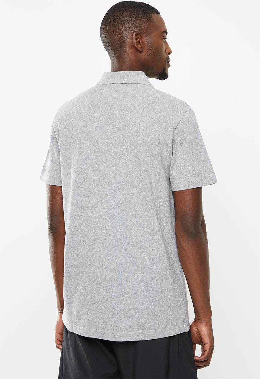 adidas Performance - Classic short sleeve polo - grey