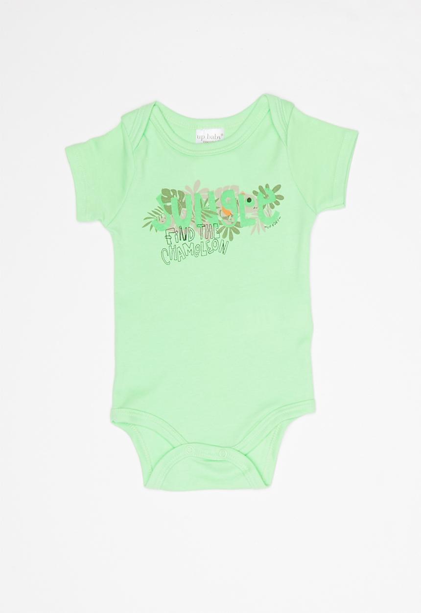 UP Baby - Soft jersey bodysuit - green