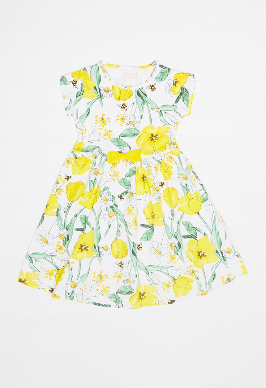 Quimby - Elastane jersey dress - yellow