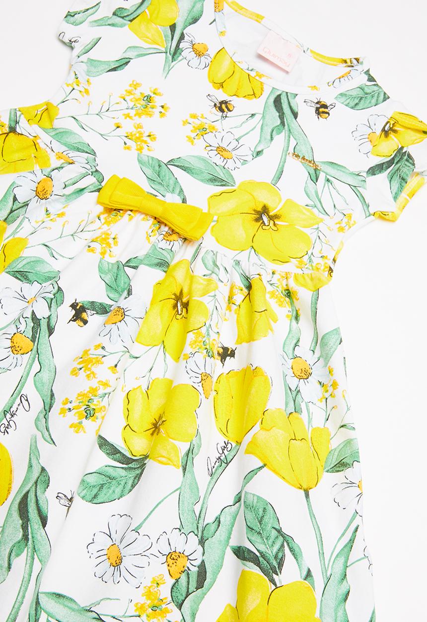 Quimby - Elastane jersey dress - yellow
