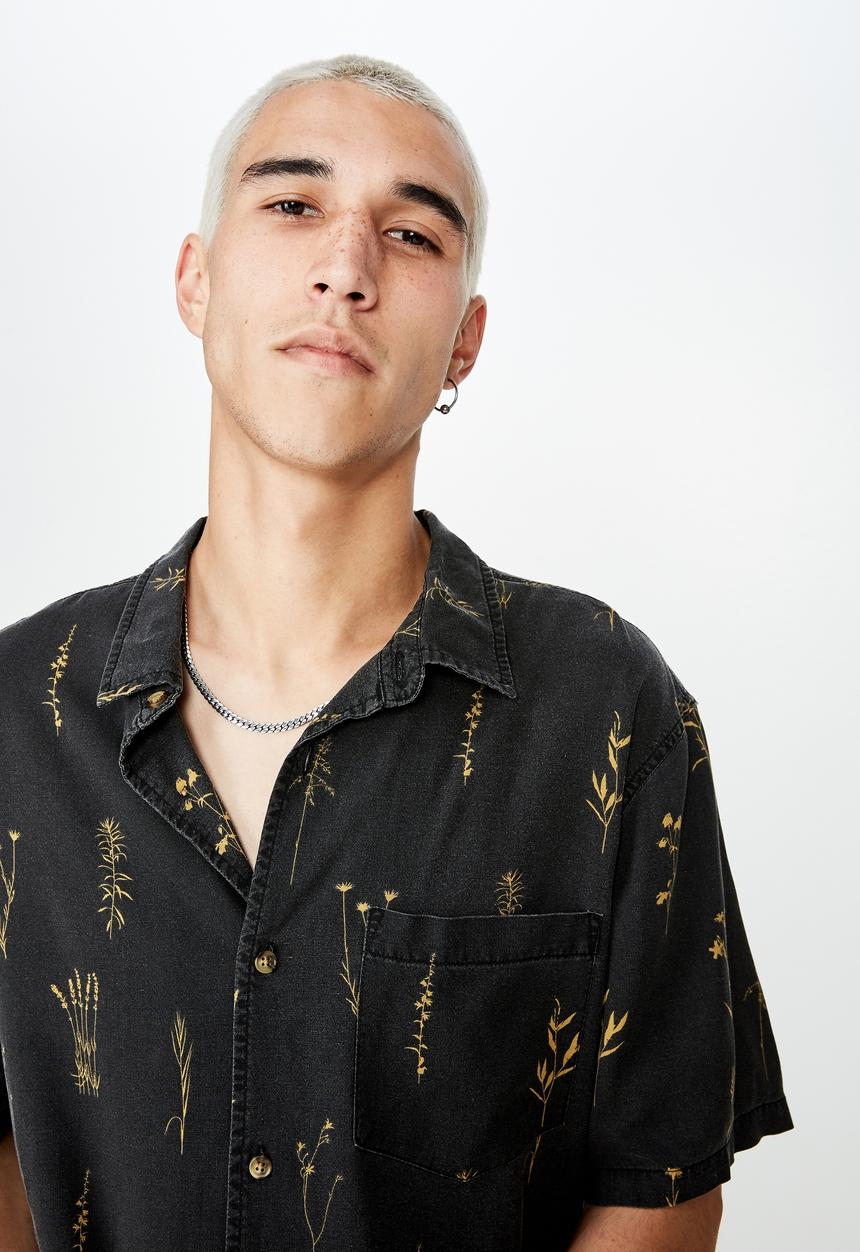 Factorie - Resort shirt - black 