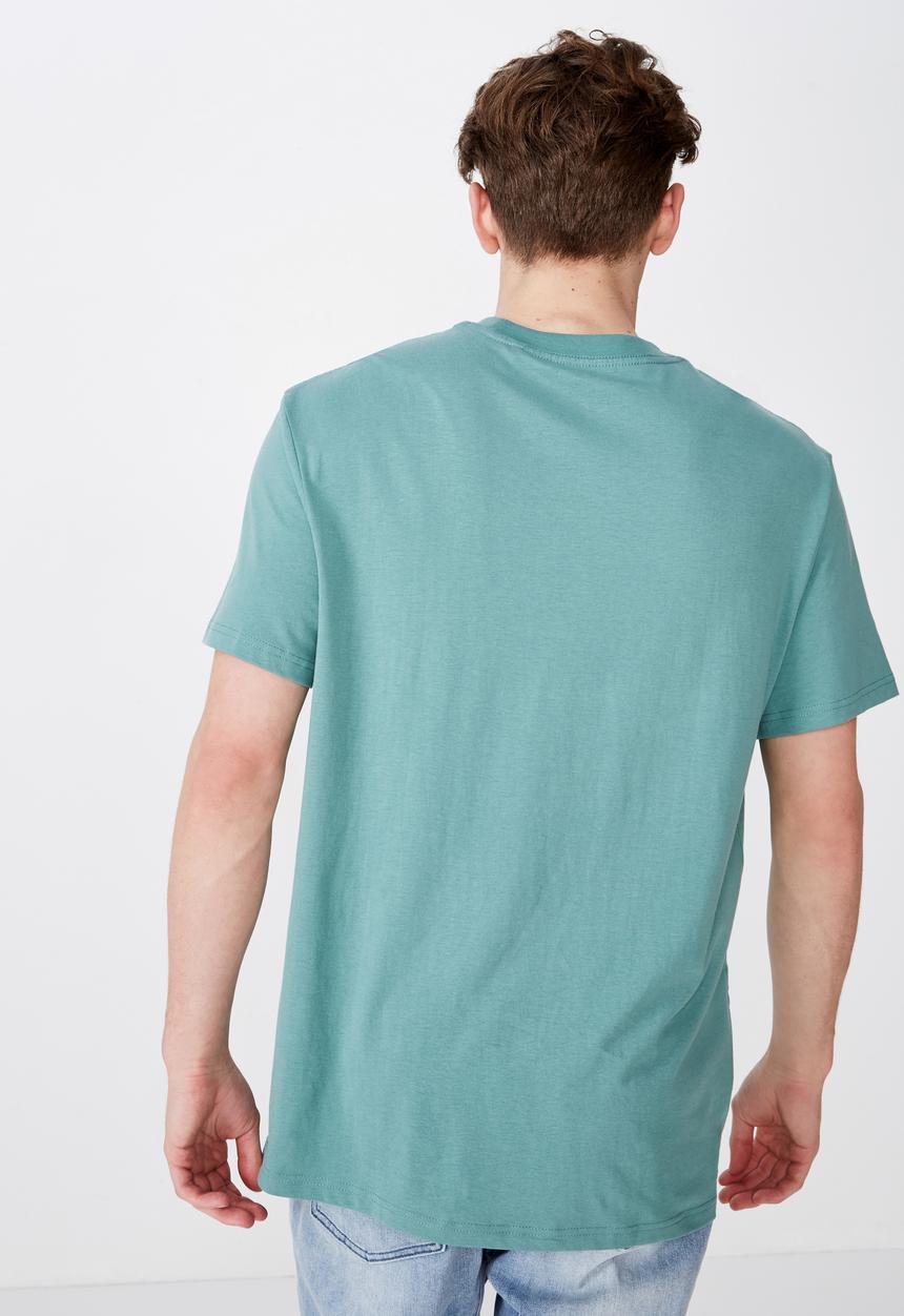 Factorie - Regular fit graphic tee - green