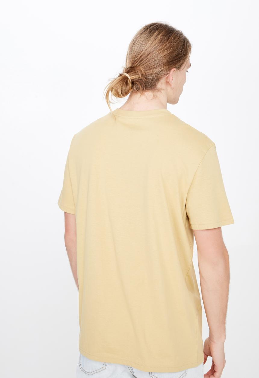 Factorie - Regular fit graphic tee - yellow 