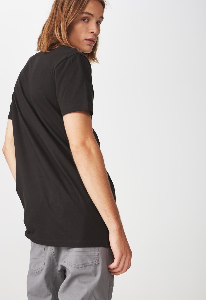 Factorie - Longline t shirt - black