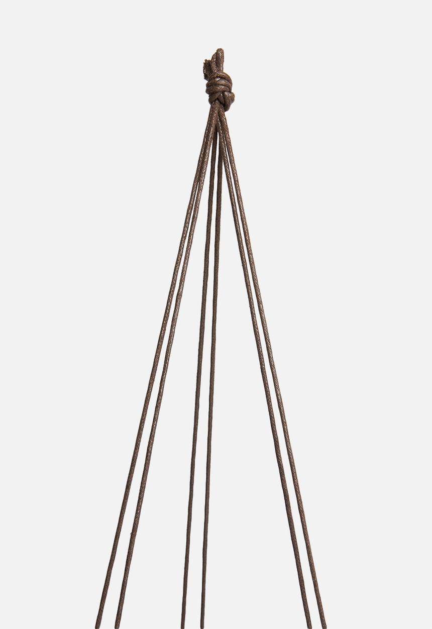 Urchin Art - Alice hanging planter - white