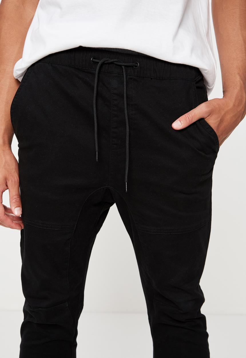 Factorie - Cuffed pant - black