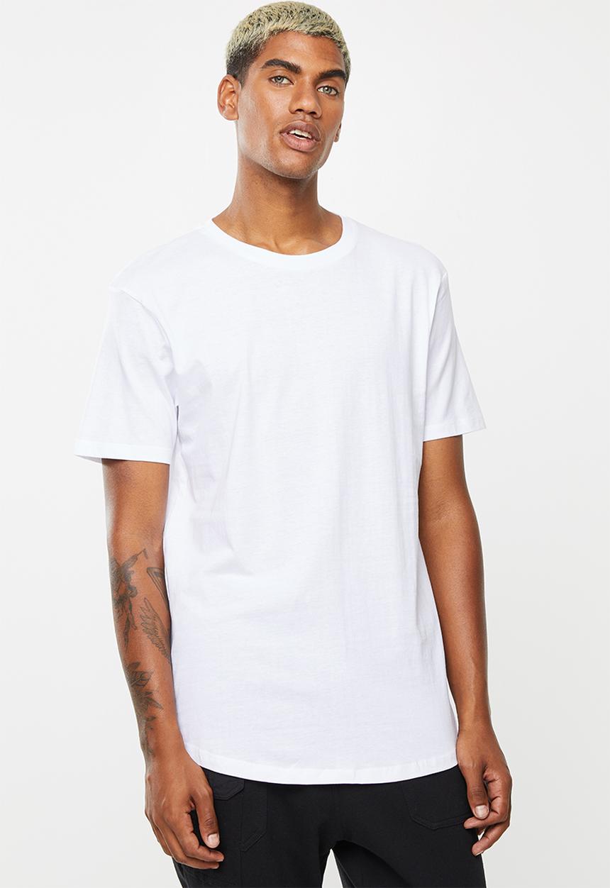 Superbalist - Longline curved hem short sleeve 3 pack tees - multi