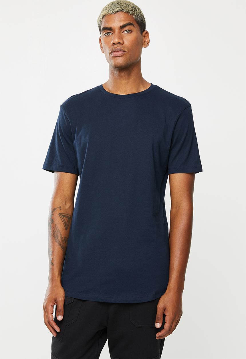 Superbalist - Longline curved hem short sleeve 3 pack tees - multi