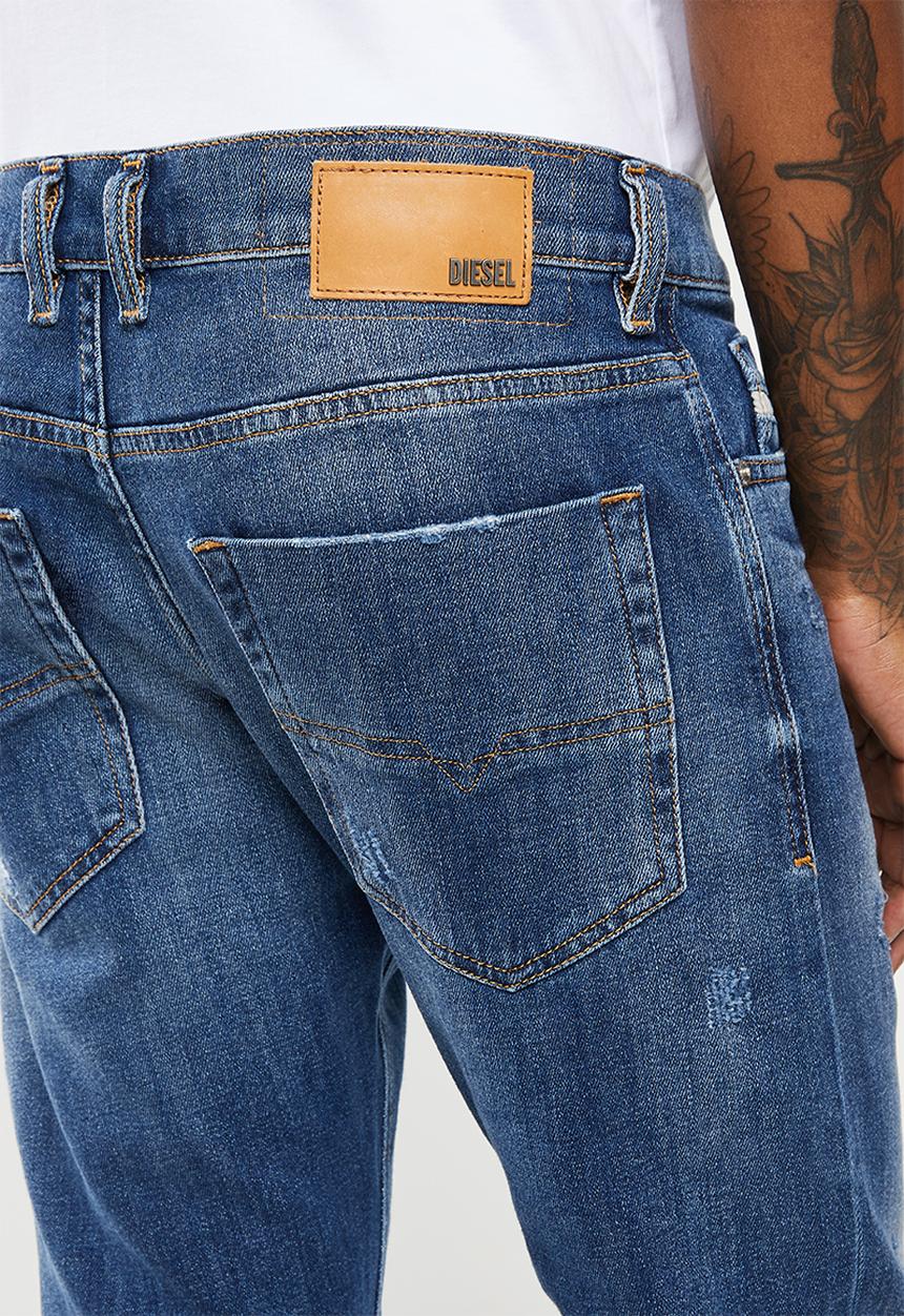 Diesel  - Tepphar-x l.32 pantaloni carrot leg jeans - blue