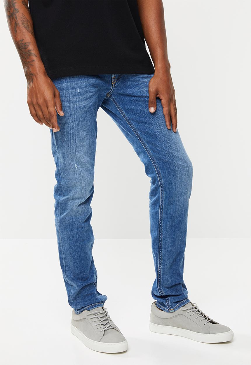 Diesel  - Thommer 5 pocket slim skinny jeans - blue