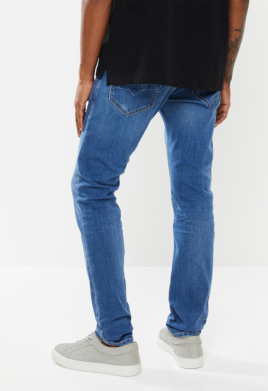 Diesel  - Thommer 5 pocket slim skinny jeans - blue
