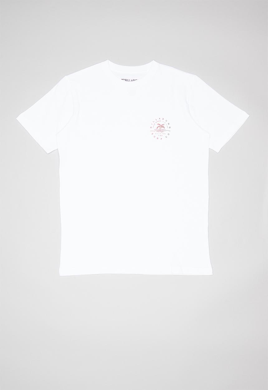 Billabong  - Where it’s fine short sleeve tee - white