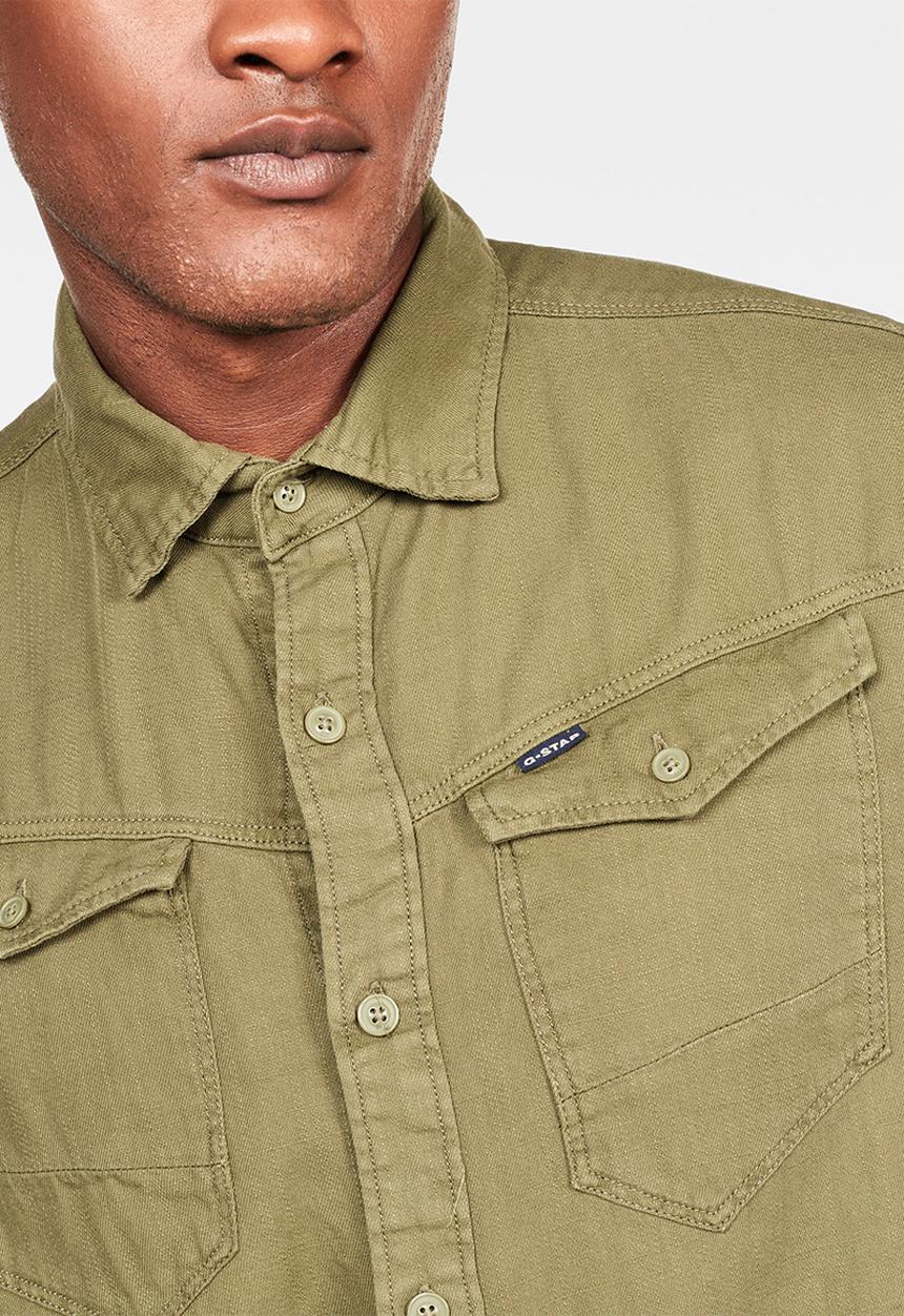G-STAR - Arc 3d slim shirt - sage