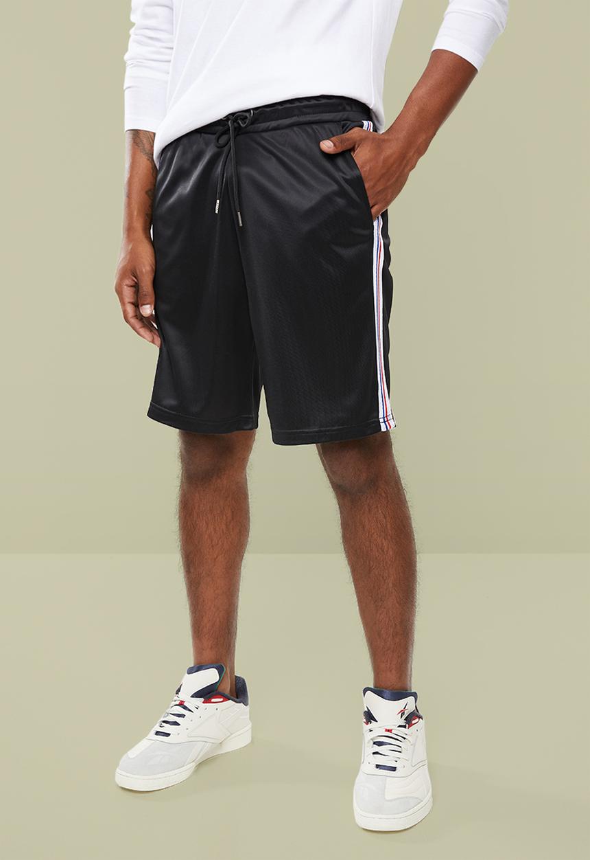 Superbalist - Tricot side taped shorts - black