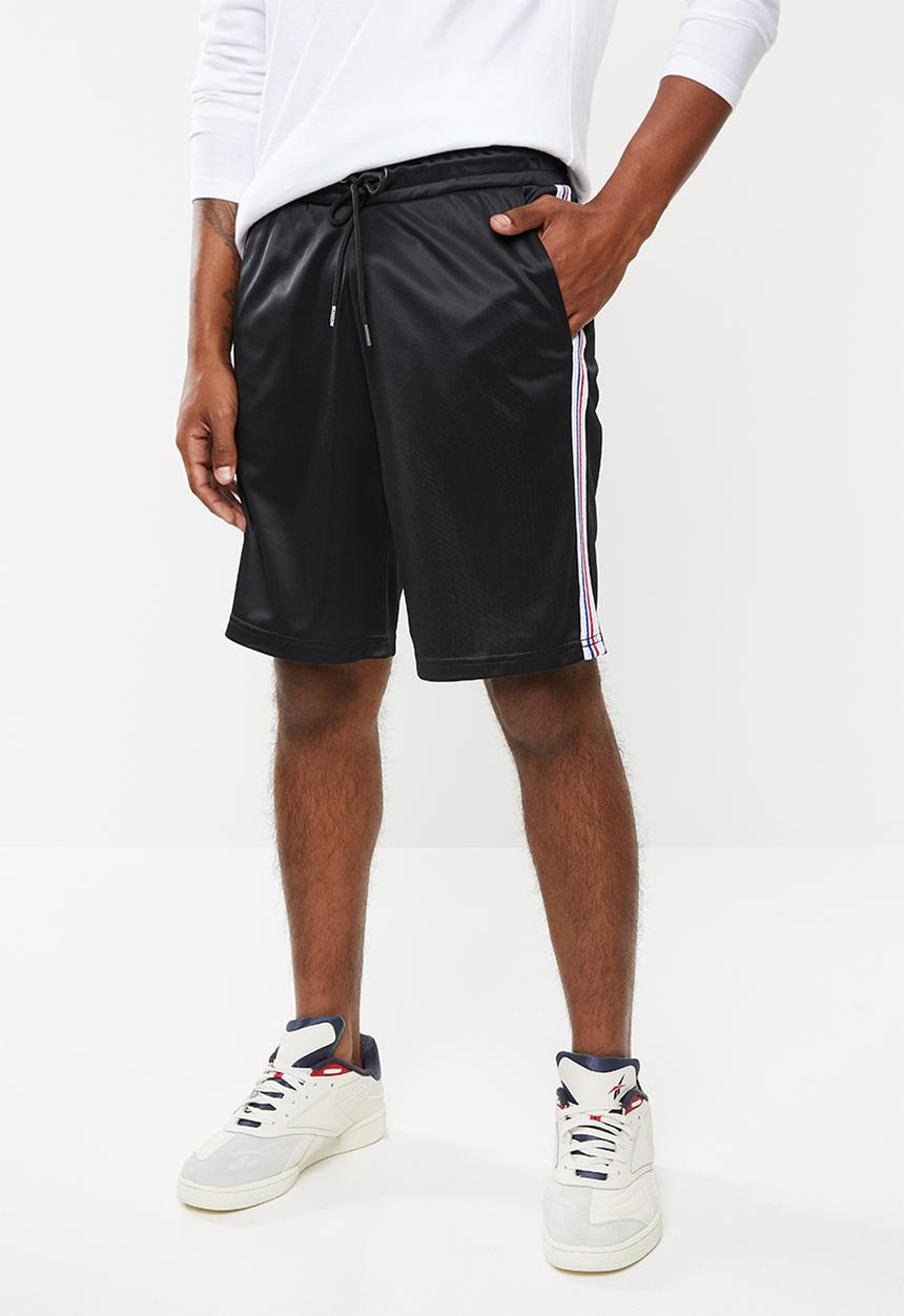 Superbalist - Tricot side taped shorts - black