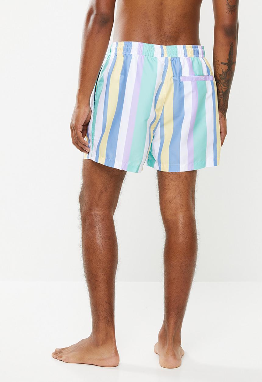 New Look - Vertical stripe swimshorts - multi
