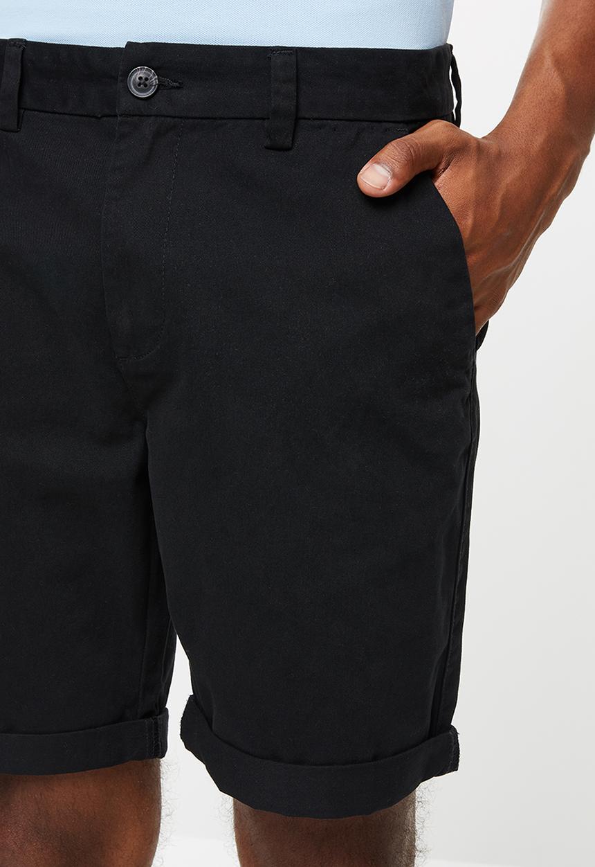 New Look - Epp chino shorts - black
