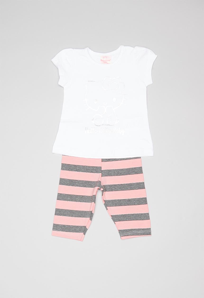Hello Kitty - Elastane jersey top and pants set - multi 