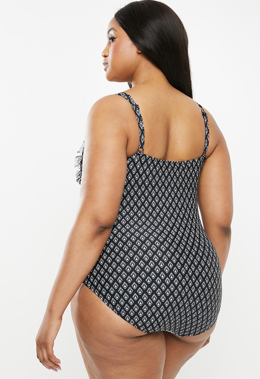 Quayside - Twist suit - black & white