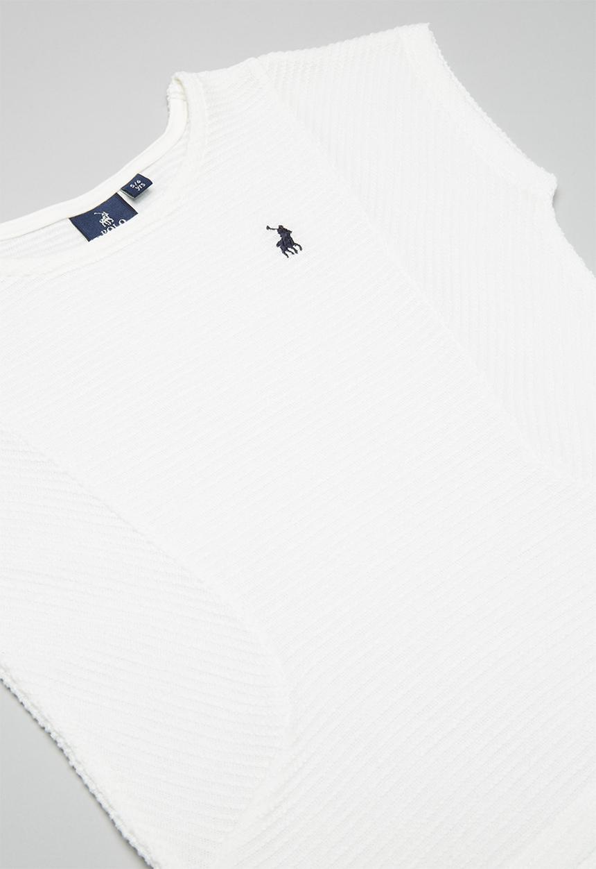 POLO - Candice knitted blouse - white