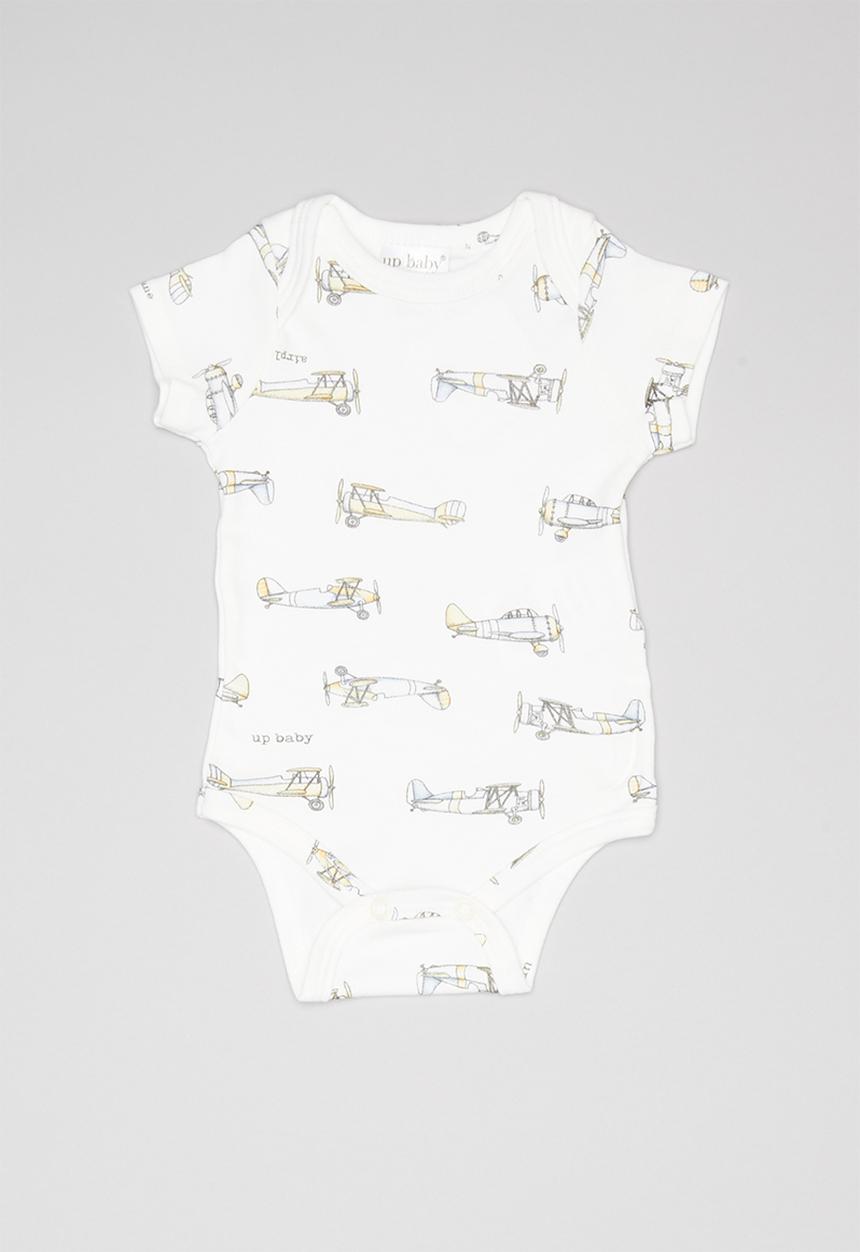 UP Baby - Soft jersey bodysuit - off white