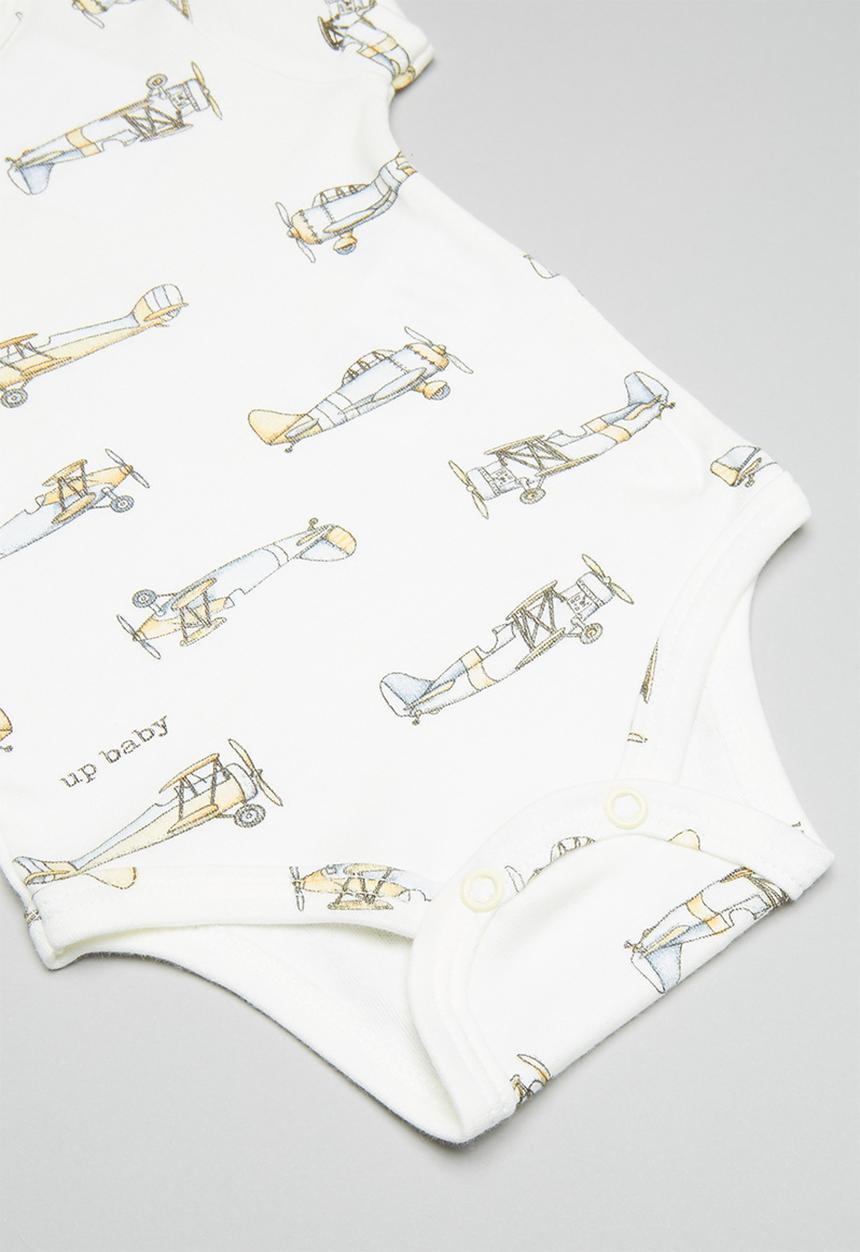 UP Baby - Soft jersey bodysuit - off white
