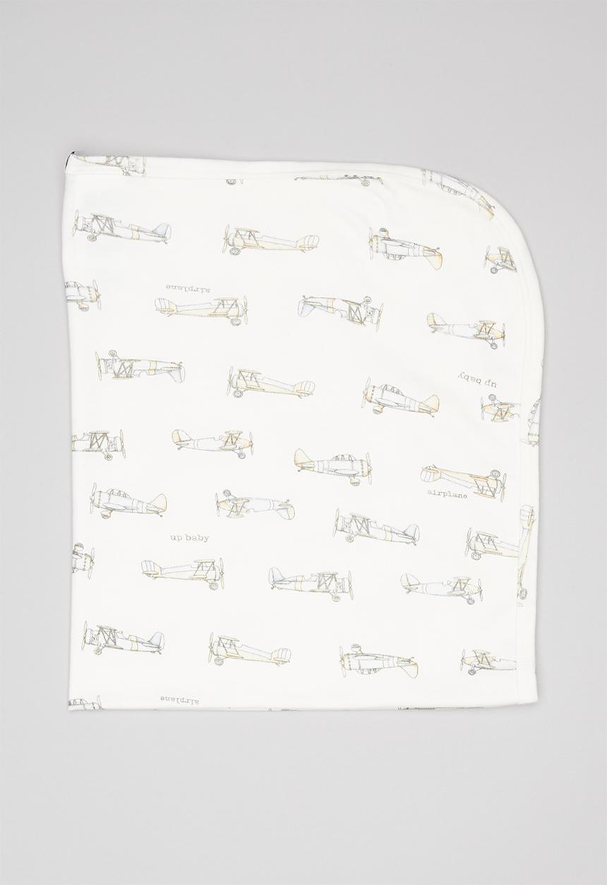 UP Baby - Soft jersey blanket - white