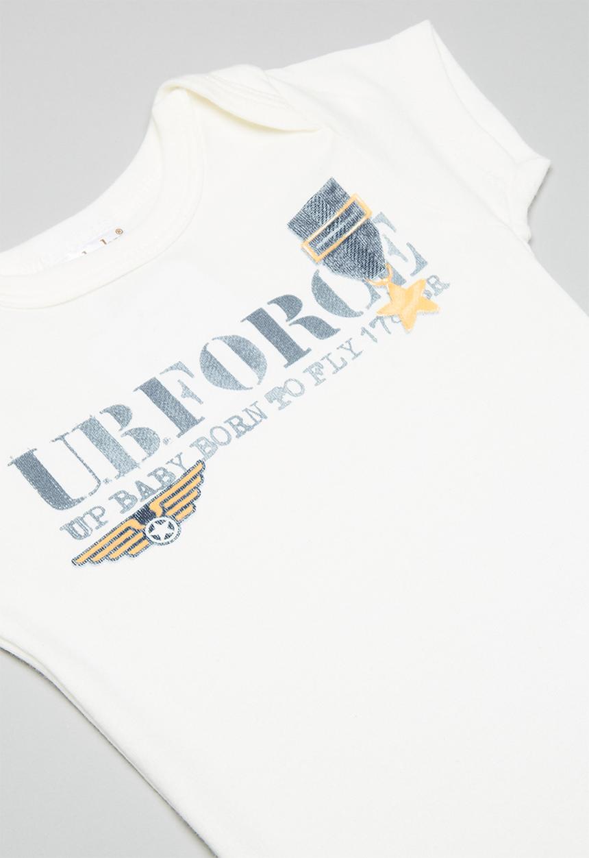 UP Baby - Soft jersey bodysuit - off white