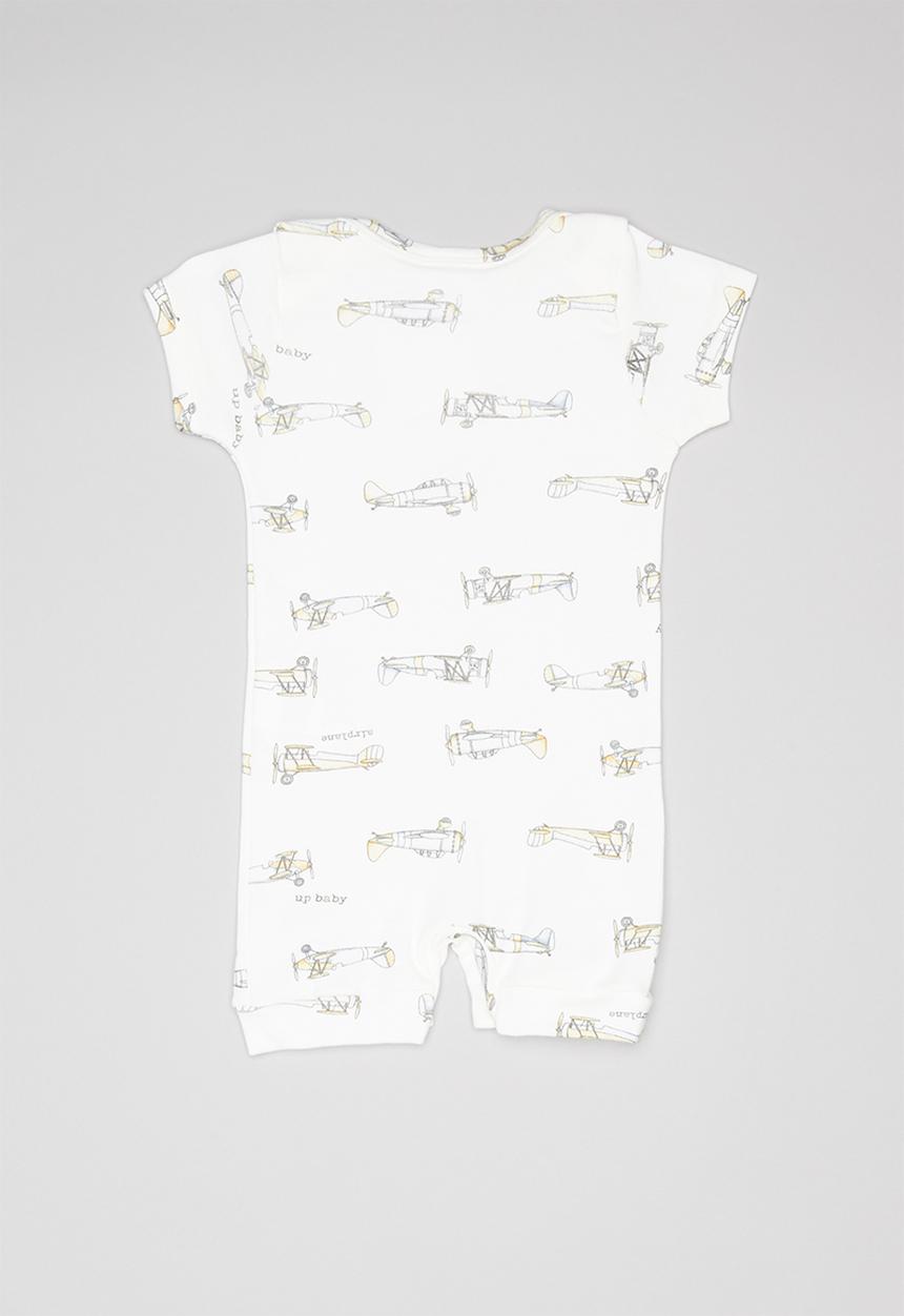 UP Baby - Soft jersey romper - off white