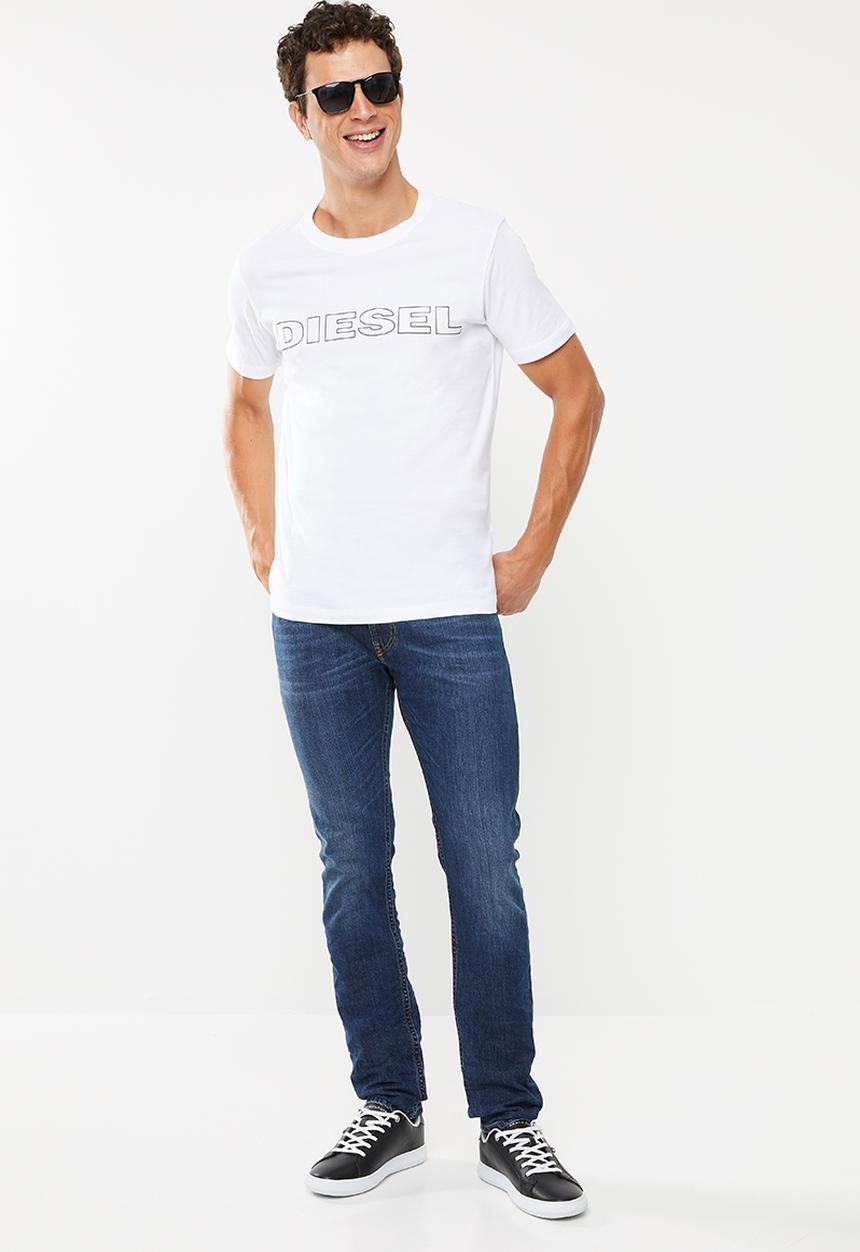 Diesel  - Thommer-sp l.30 pantaloni skinny 5 pocket - blue