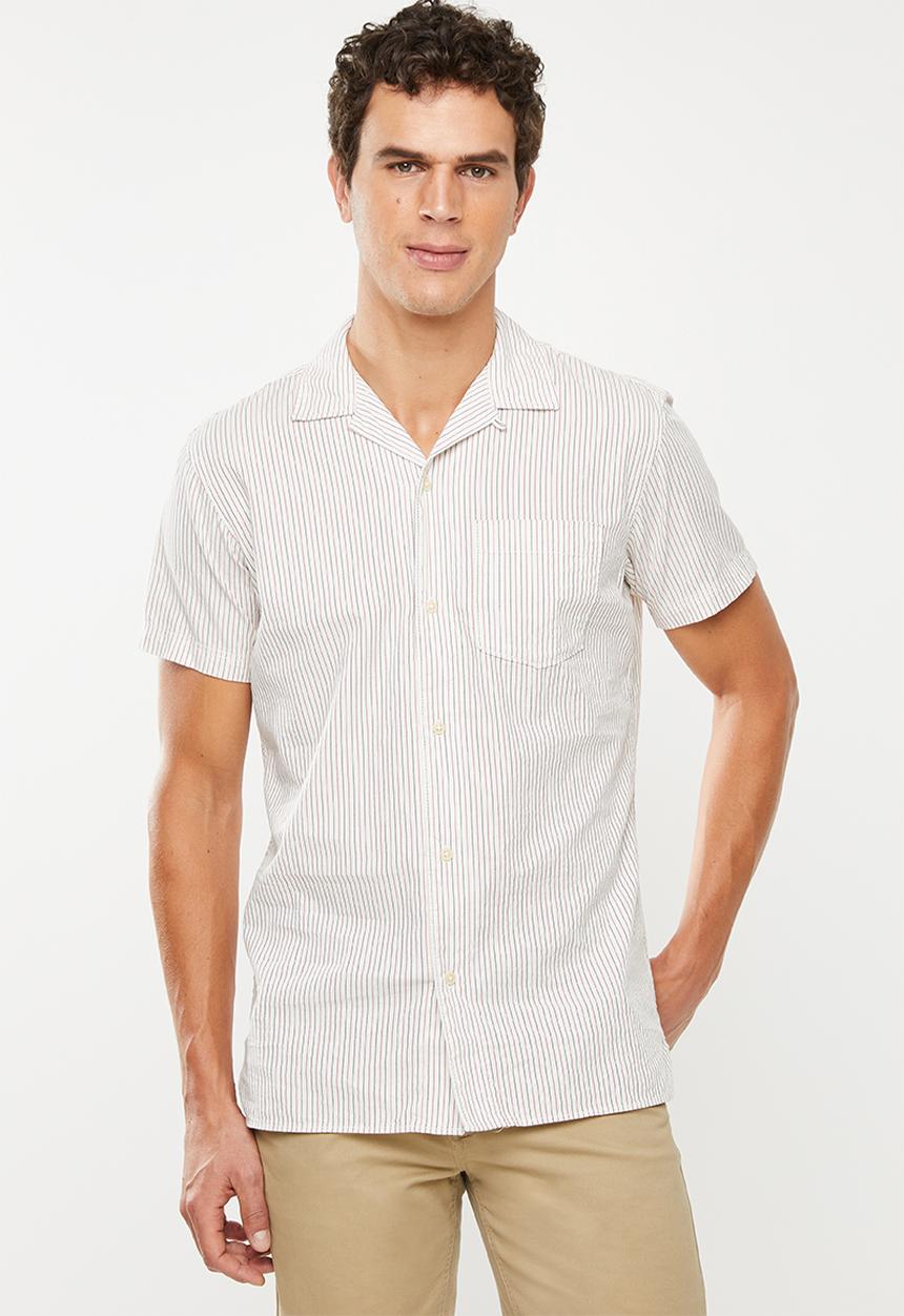Selected Homme - Stein slim fit stripe shirt - multi 