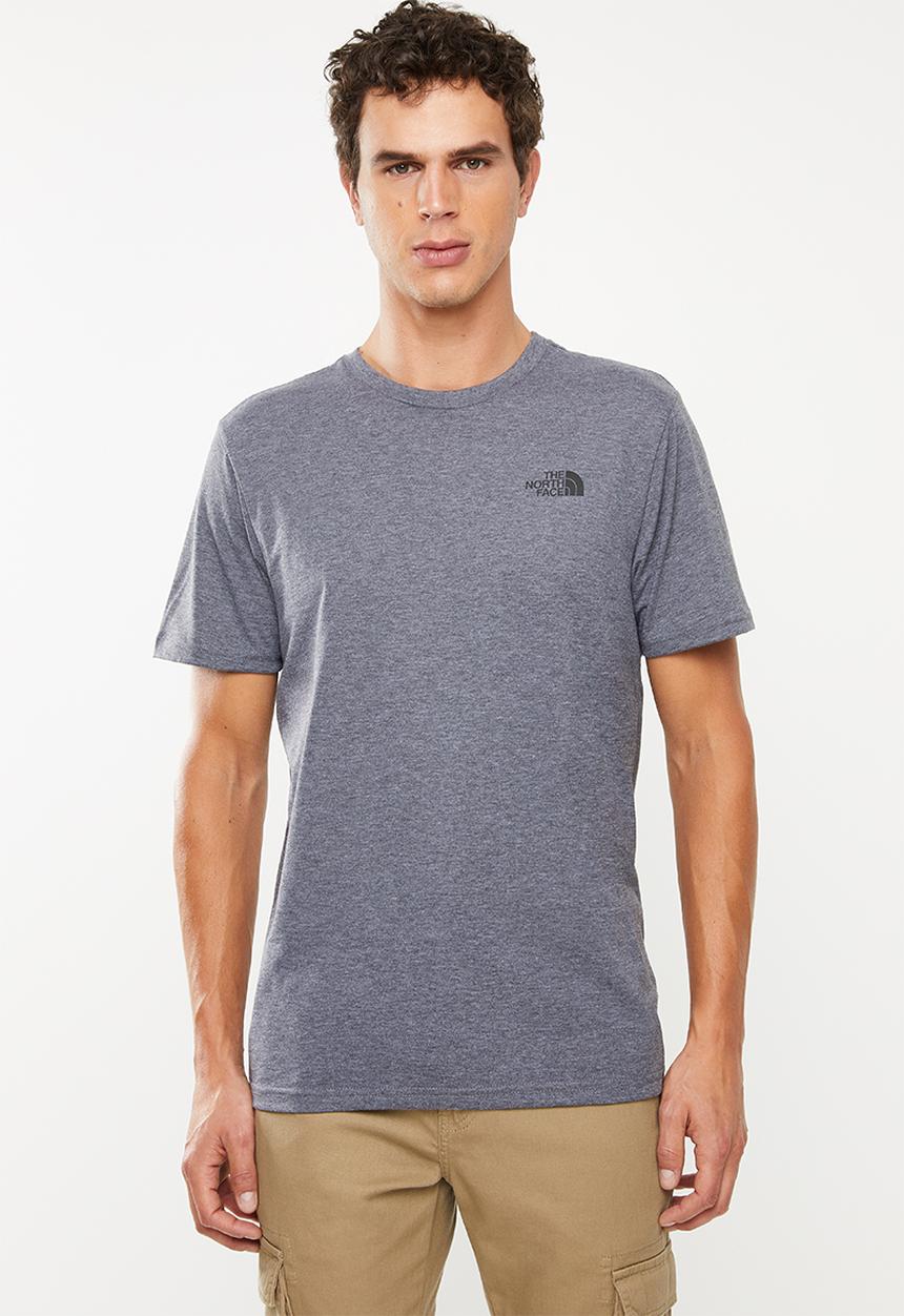 The North Face - Redbox logo short sleeve tee - grey & black