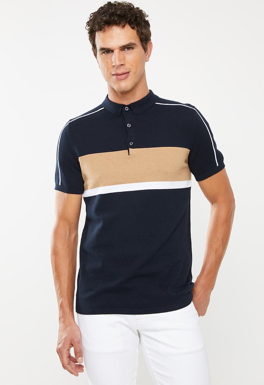 New Look - Sporty block polo - multi