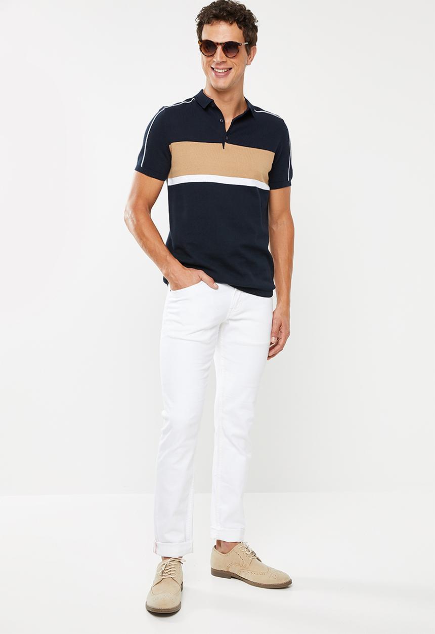 New Look - Sporty block polo - multi