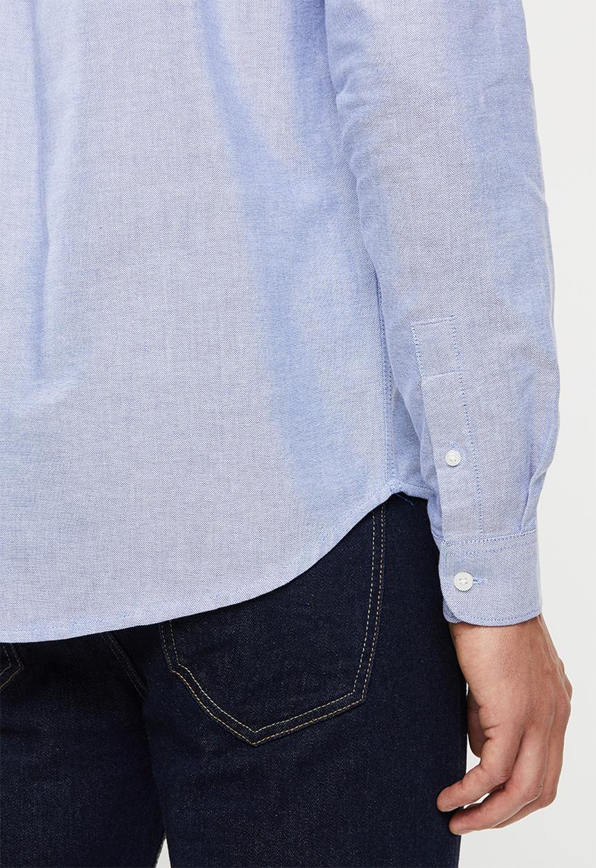 New Look - New oxford long sleeve shirt - blue