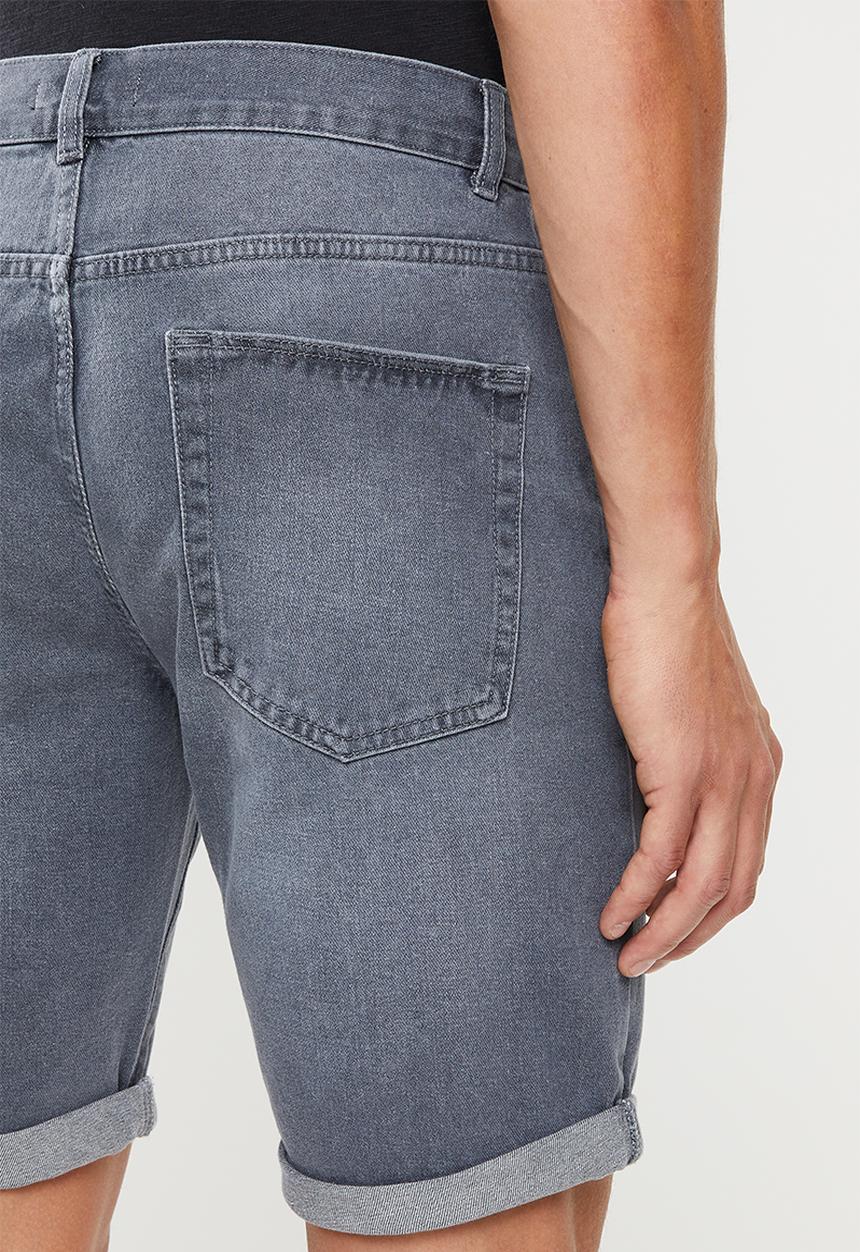 New Look - Denim shorts - grey
