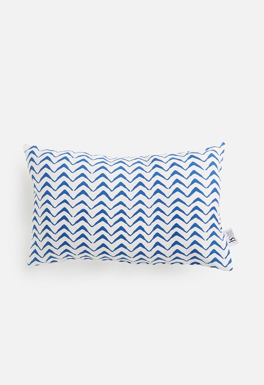 Sixth Floor - Decio cushion cover - baleine blue