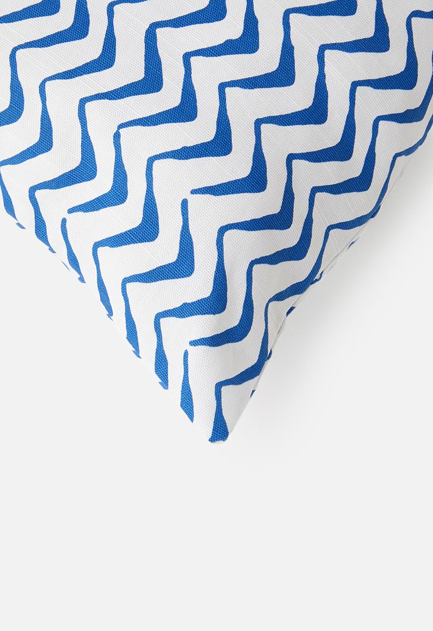 Sixth Floor - Decio cushion cover - baleine blue