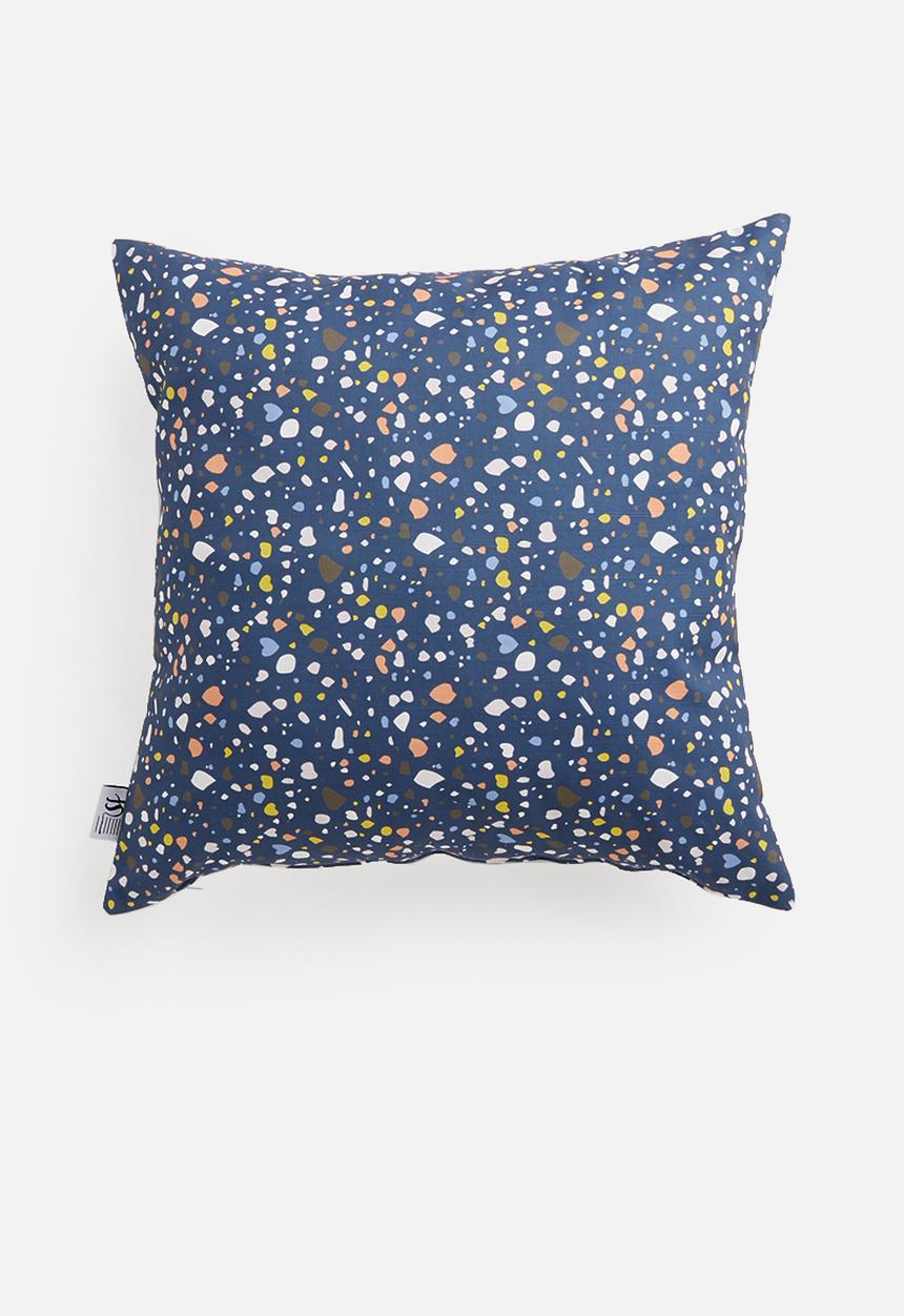 Sixth Floor - Petali cushion cover - navy