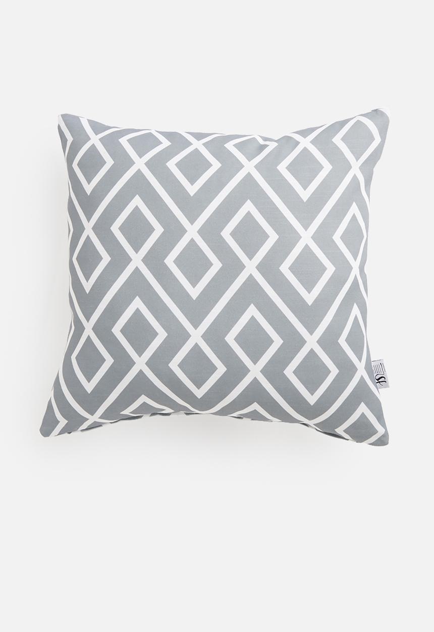 Sixth Floor - Gem cushion cover - light grey