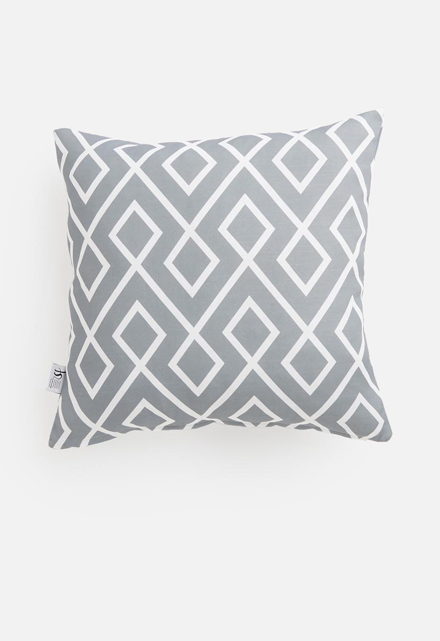 Sixth Floor - Gem cushion cover - light grey