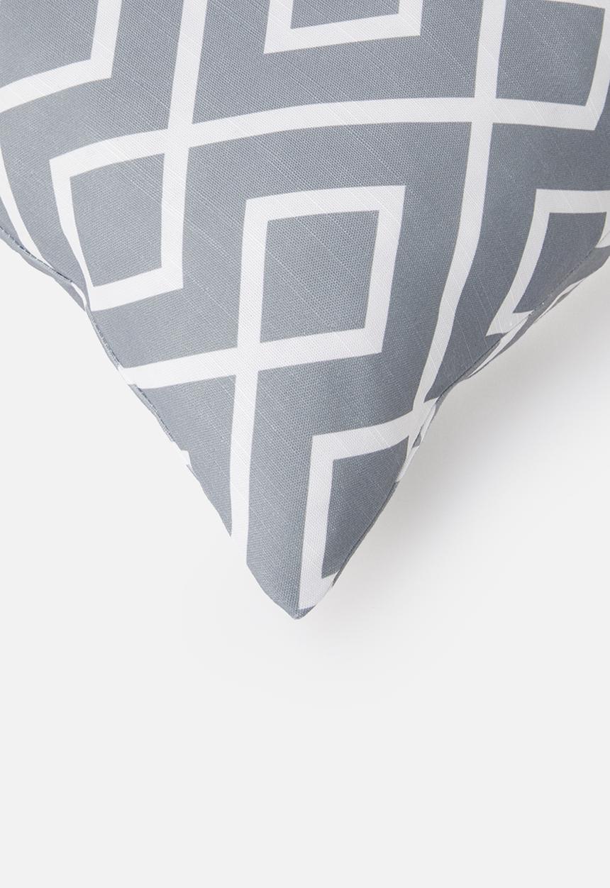 Sixth Floor - Gem cushion cover - light grey